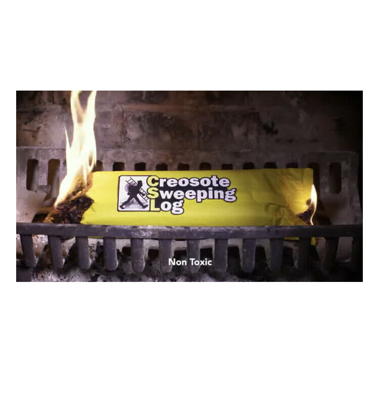 Creosote Sweeping Log Fireplace/ Woodstove/ Chimney Cleaner - Fresh Stock Dated December 2025