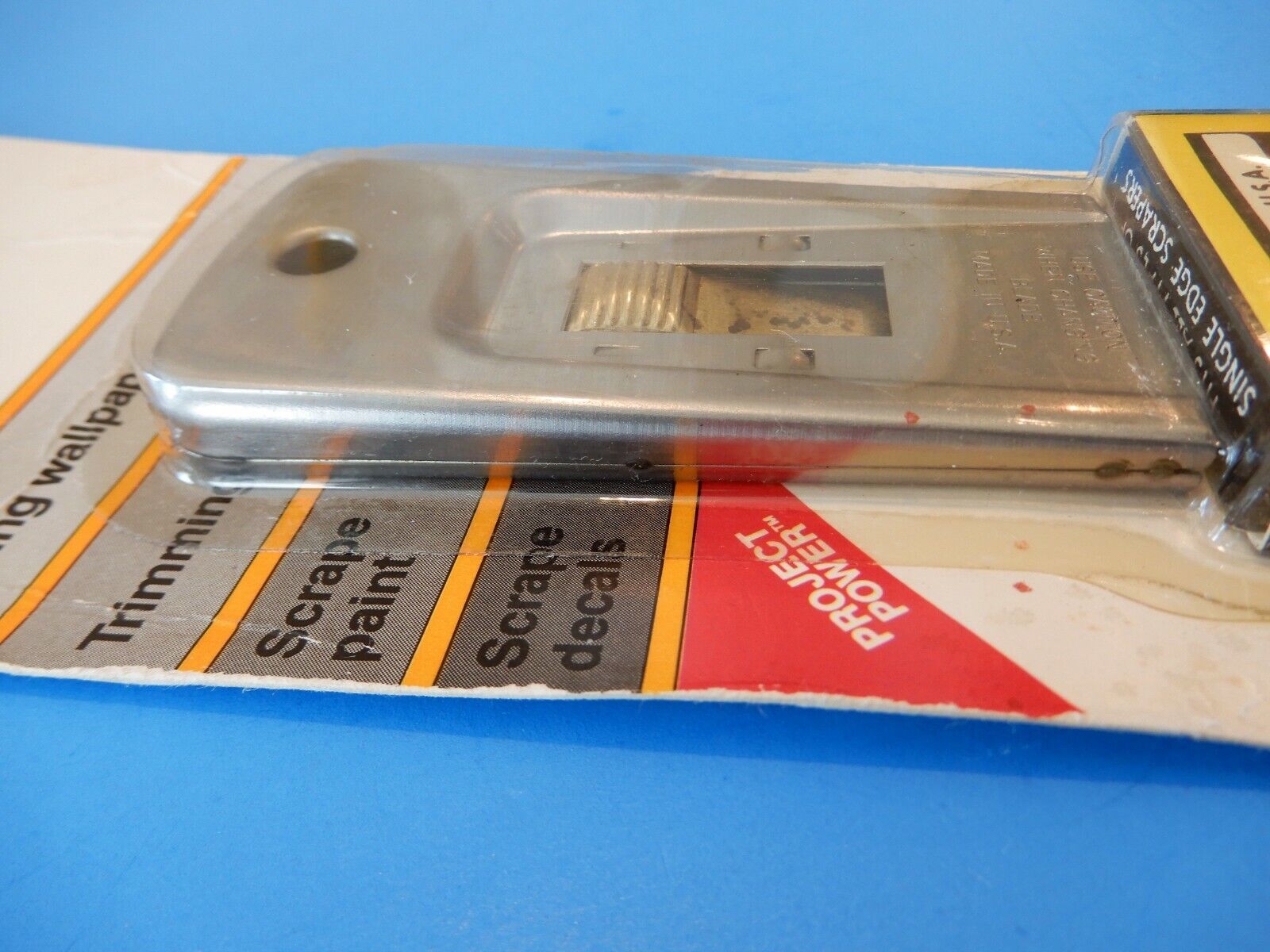Vintage NOS Johnson Retractable Razor Scraper 5 Blades #250 Made in USA NEW! - Fresh Stock Dated February 2026