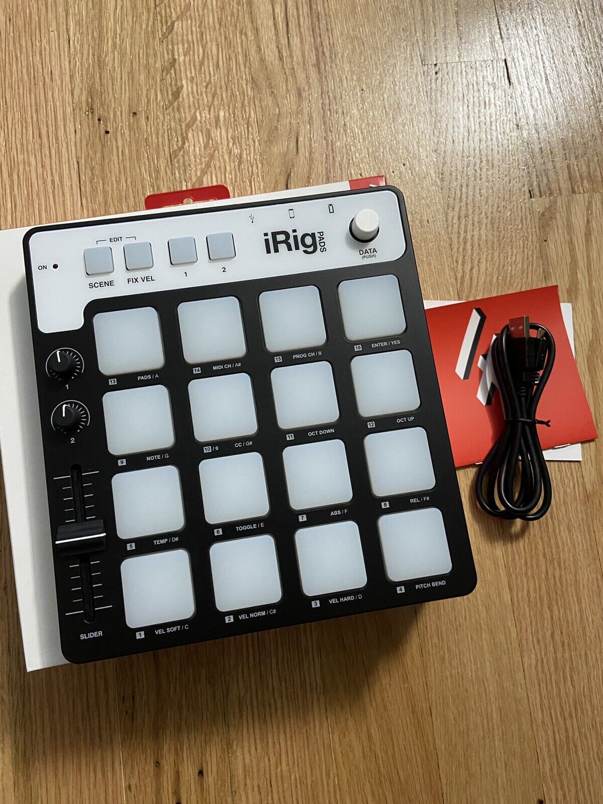 iRig Pads Pad-style MIDI Groove Controller for iPhone, iPad, iPod touch Mac & PC - Fresh Stock Dated February 2026