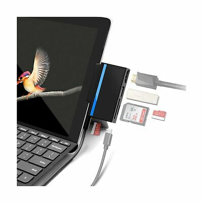 Mini Hub for Surface Go, 4K 1080p HDMI, USB 3.0, SD/TF Card Reader, Push Slot... - Fresh Stock Dated February 2026