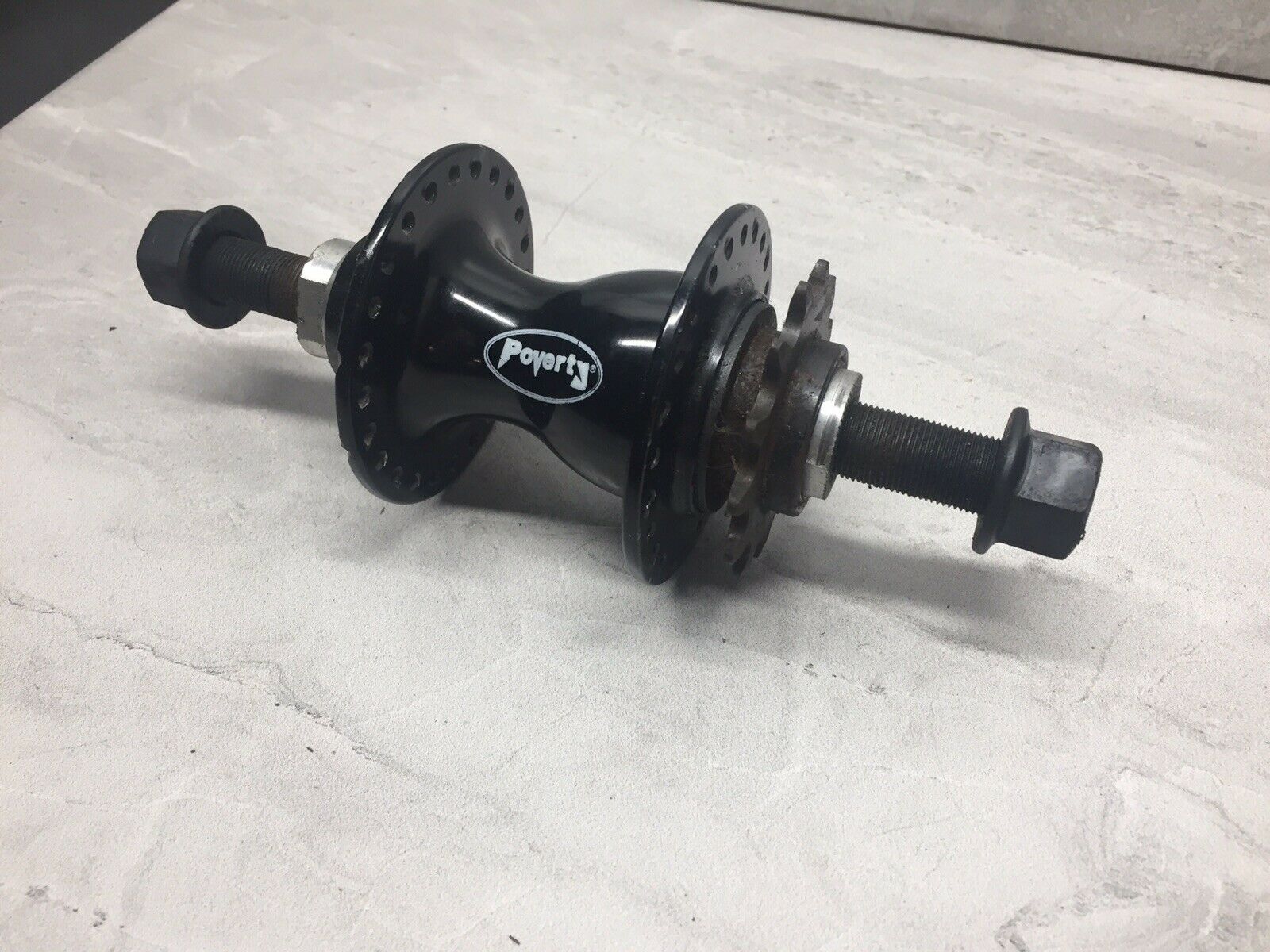 Poverty Cassette Hub W 13t Driver/cog Midschool 48h Old School - Fresh Stock Dated February 2026