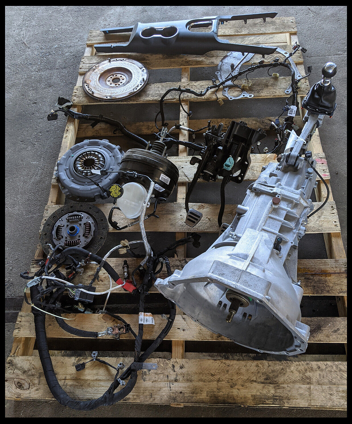 2015-2017 FORD MUSTANG GETRAG MT82 6 SPEED MANUAL TRANSMISSION SWAP KIT - Fresh Stock Dated February 2026