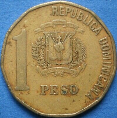 DOMINICAN REPUBLIC 1 PESO 1997 Dominicana Dominikanische Dominicaine Domenicana - Fresh Stock Dated December 2025