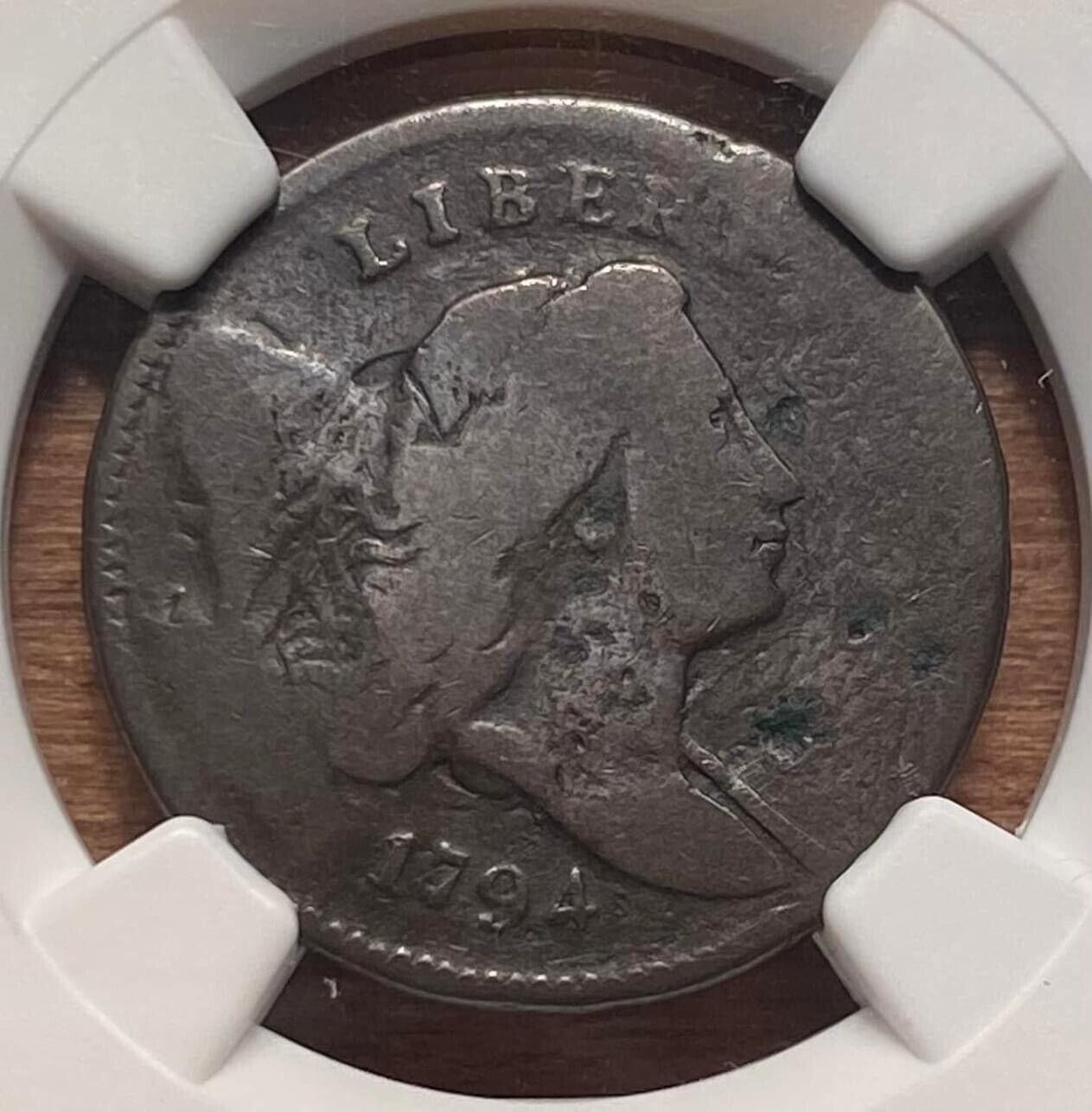 1794 Liberty Cap Half Cent NGC VG Details - Fresh Stock Dated February 2026