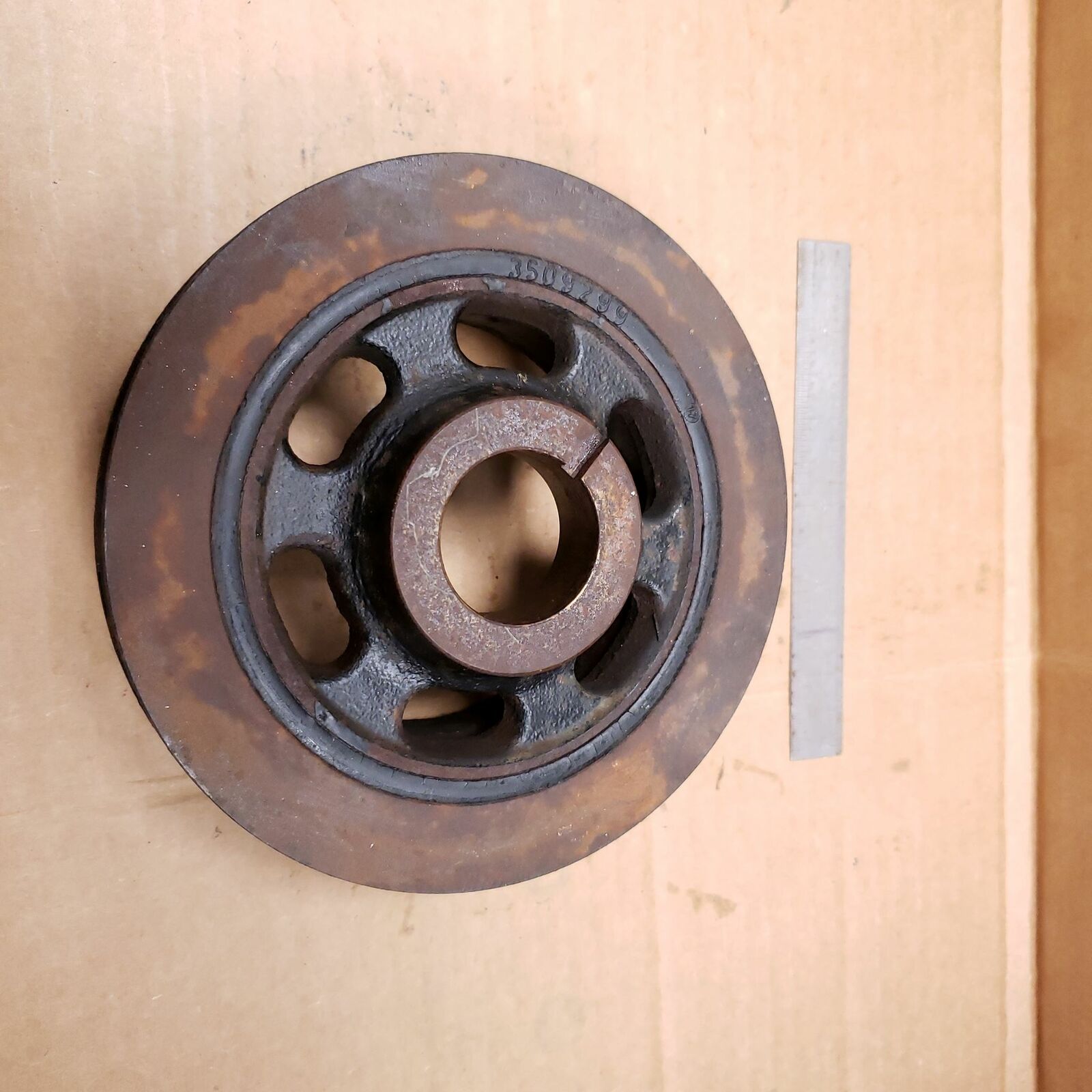 *VOLVO Penta 3509299 Crankshaft Pulley Harmonic Balancer Damper AQ120 AQ125* - Fresh Stock Dated February 2026