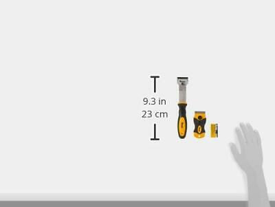 Multi-Purpose Mini Razor Scraper Safety Cap & 5 Pcs Replacement Razor Blades - Fresh Stock Dated December 2025