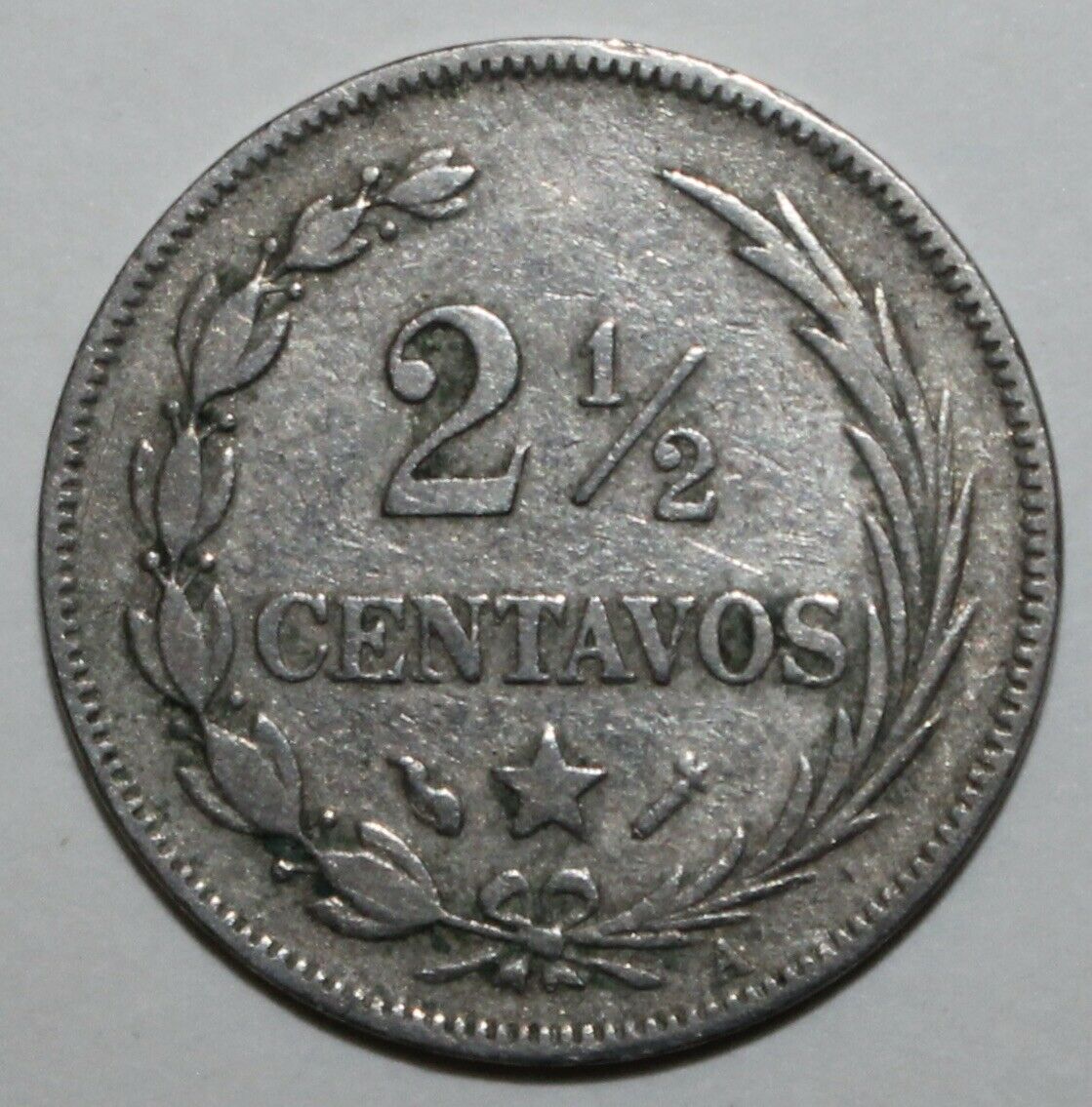 Dominican Republic 2½ Centavos Coin 1888 A KM# 7.3 Thick Cross DR 2-1/2 Two Half - Fresh Stock Dated February 2026