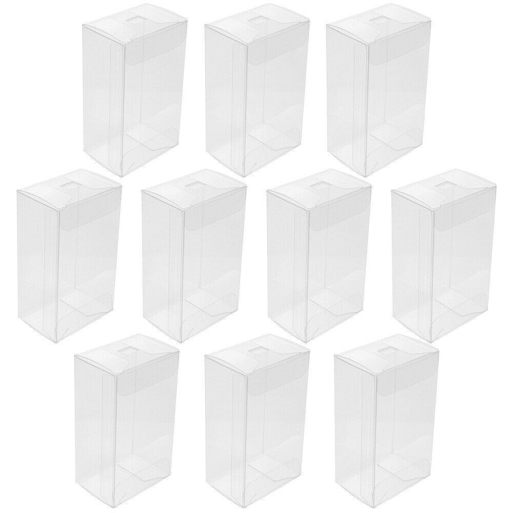 10pcs Transparent Practical Cake Popsicle Boxes Clear Biscuit Boxes - Fresh Stock Dated February 2026