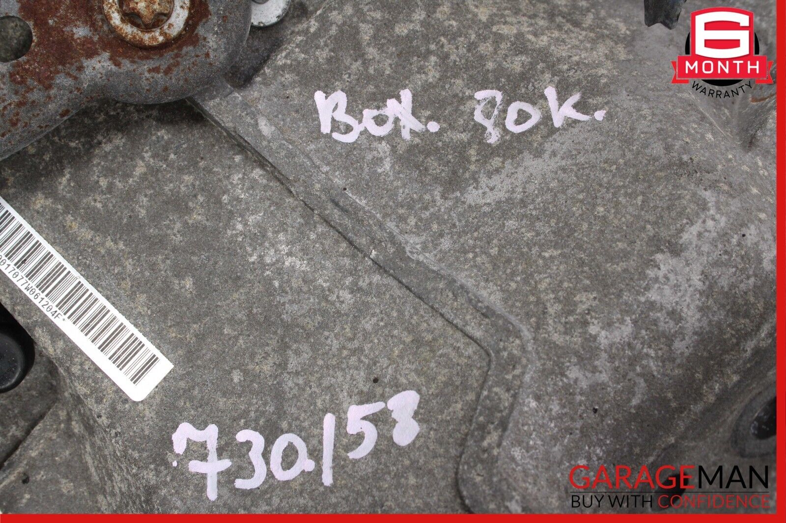 05-08 Porsche Boxster 987 6 Speed Manual Transmission Assembly OEM 80k - Fresh Stock Dated February 2026