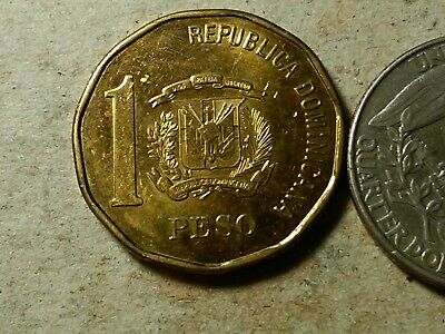 Dominican Republic 1 peso 2016 - Fresh Stock Dated December 2025