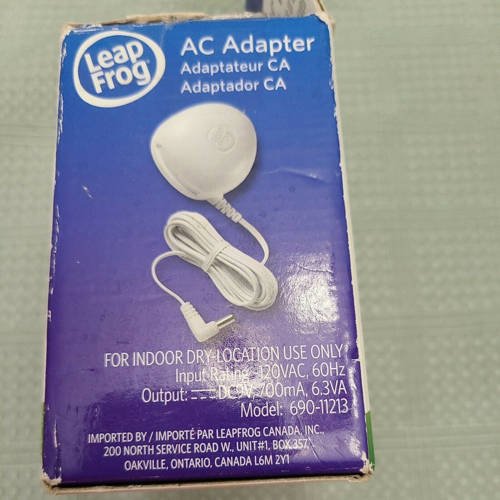 LeapFrog AC 9V Power Adapter Wall Charger LeapPad Leapster Replacement Cord - Fresh Stock Dated February 2026