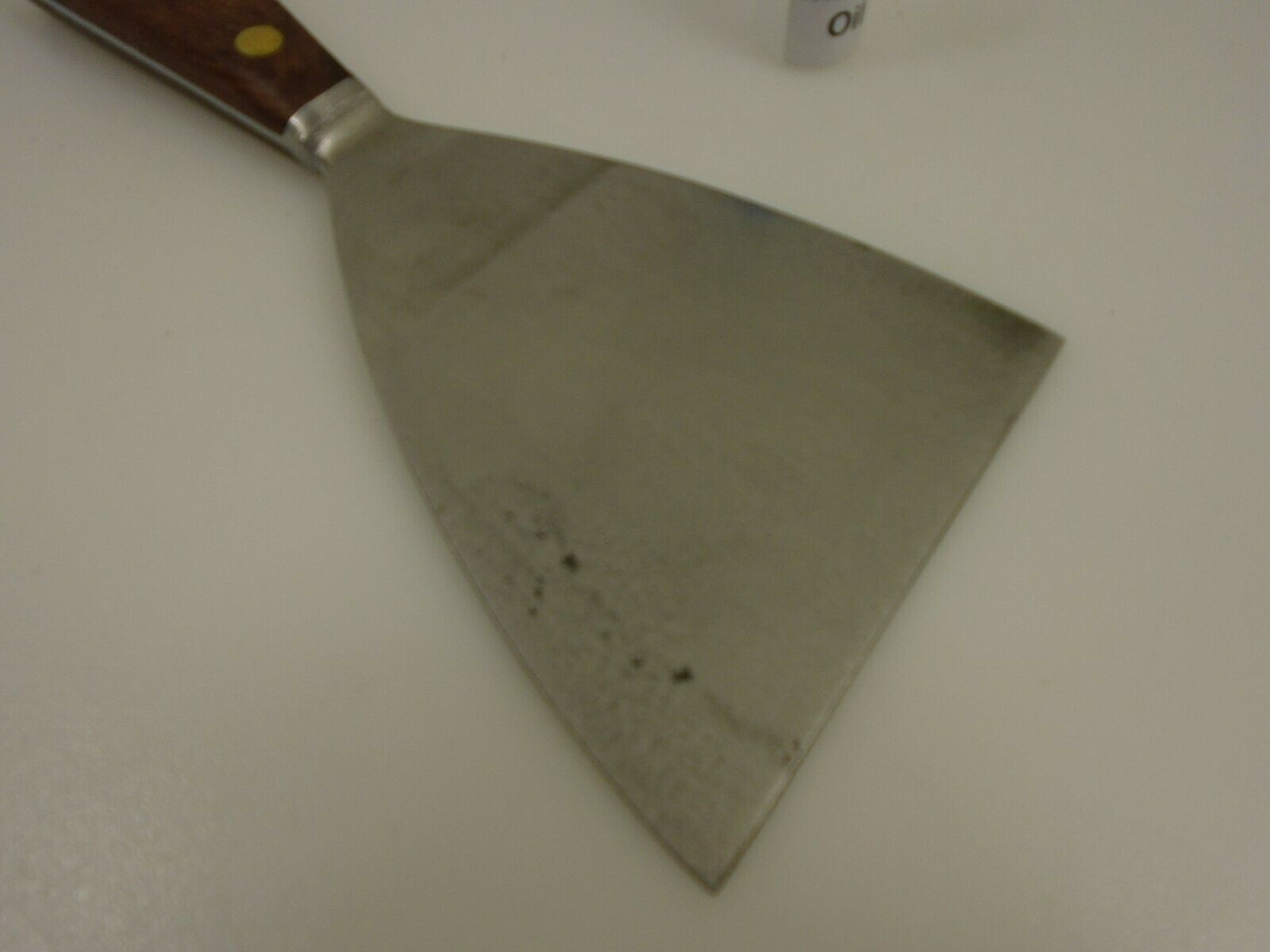 Dexter USA 4in Scraper Forged Angled Hi Carbon Blade Bolster 525-4 Wood Handle - Fresh Stock Dated February 2026