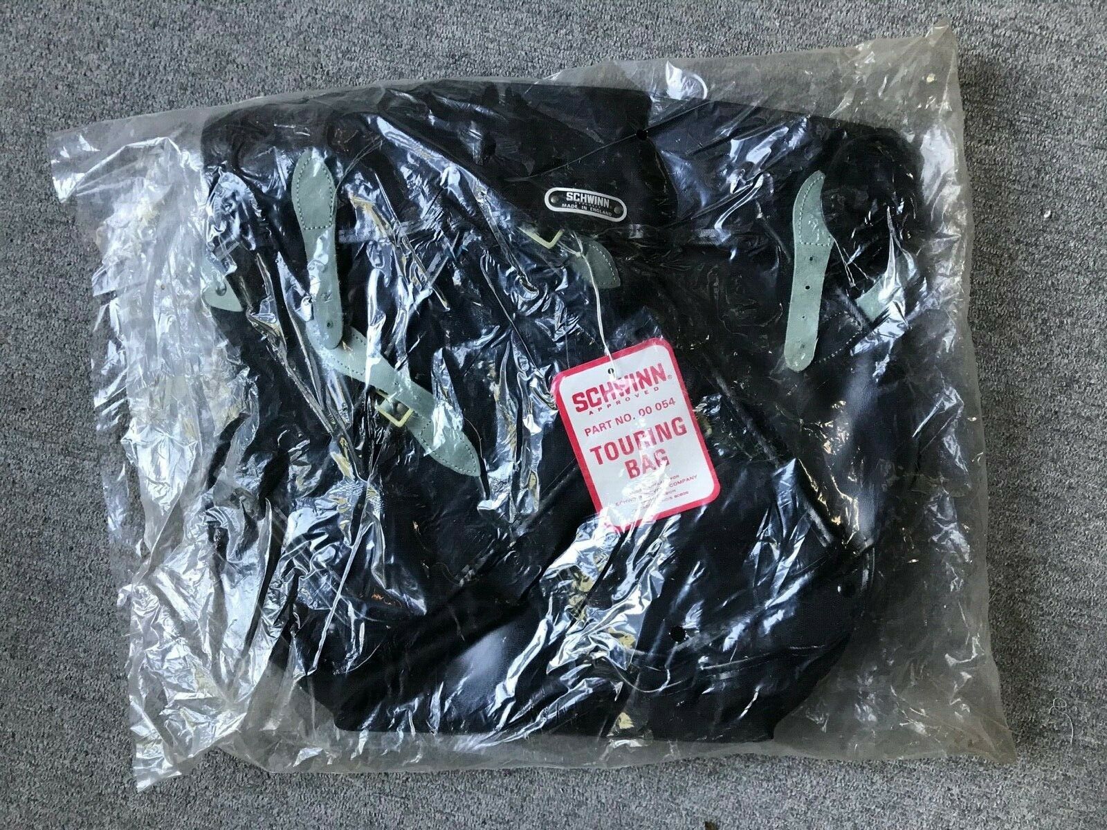 NOS Vintage 1971 SCHWINN Bicycle Touring Bag -Made in England. Part No. 00 054. - Fresh Stock Dated December 2025