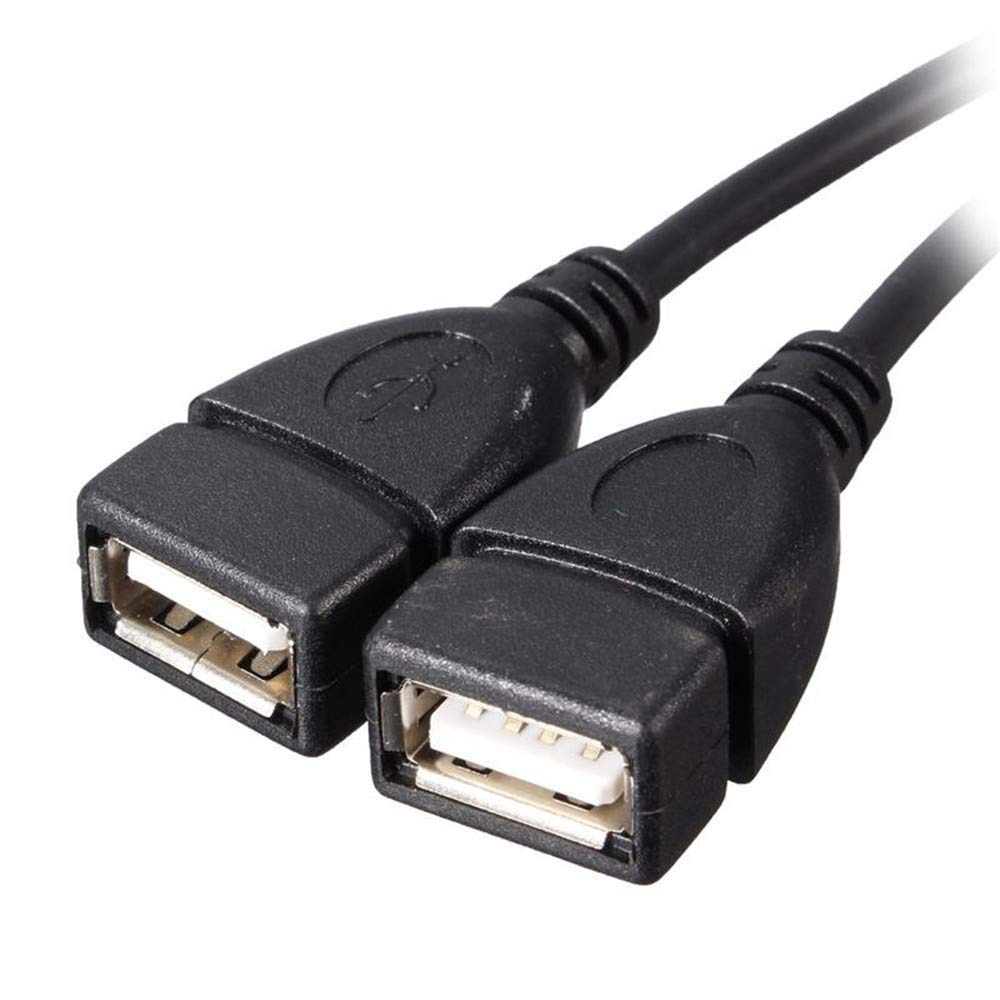 USB Splitter,USB Charger Cable,USB A 2.0 Male to Dual Female Jack 2 Pack - Fresh Stock Dated February 2026