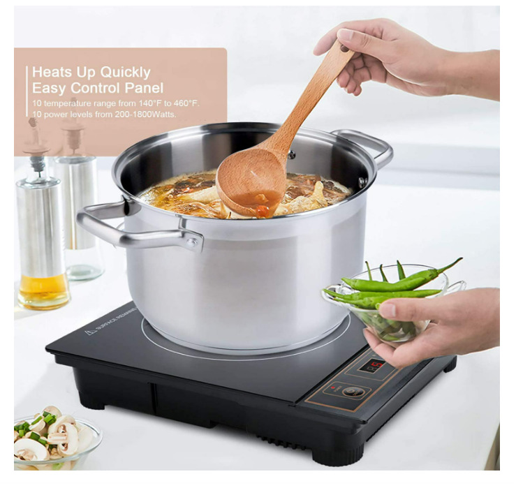 Encimera Electrica Induccion Hornilla Estufa Quemador Pequeña Cocina Portatil - Fresh Stock Dated February 2026