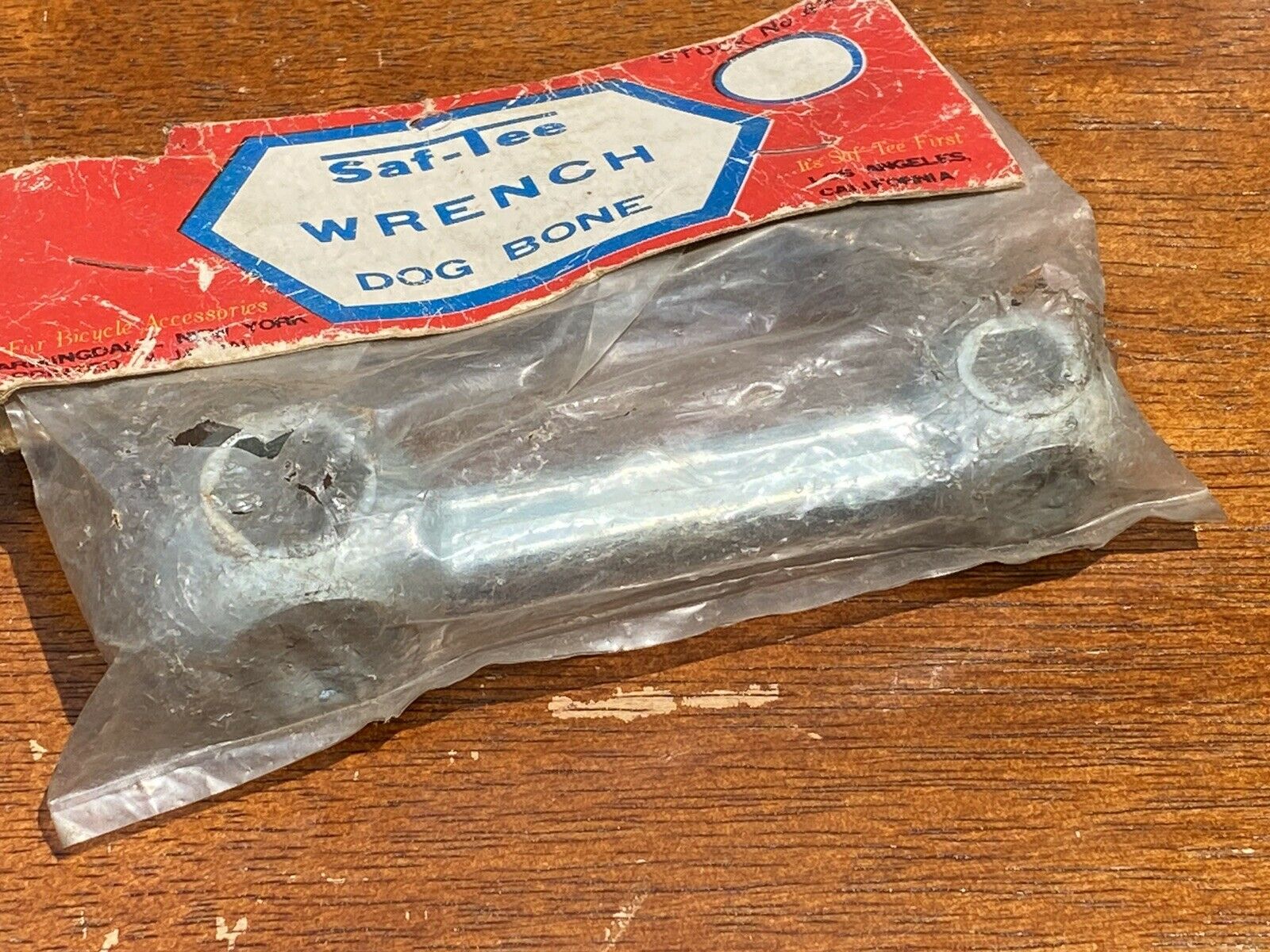 NOS Saf-Tee Wrench “Dog bone” bicycle tool #491 Wrench - Fresh Stock Dated December 2025