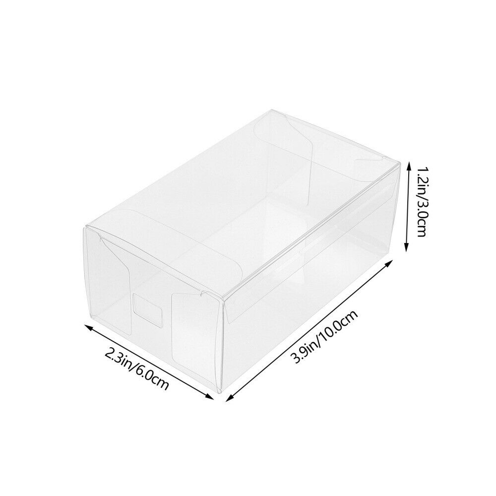 10pcs Transparent Practical Cake Popsicle Boxes Clear Biscuit Boxes - Fresh Stock Dated February 2026