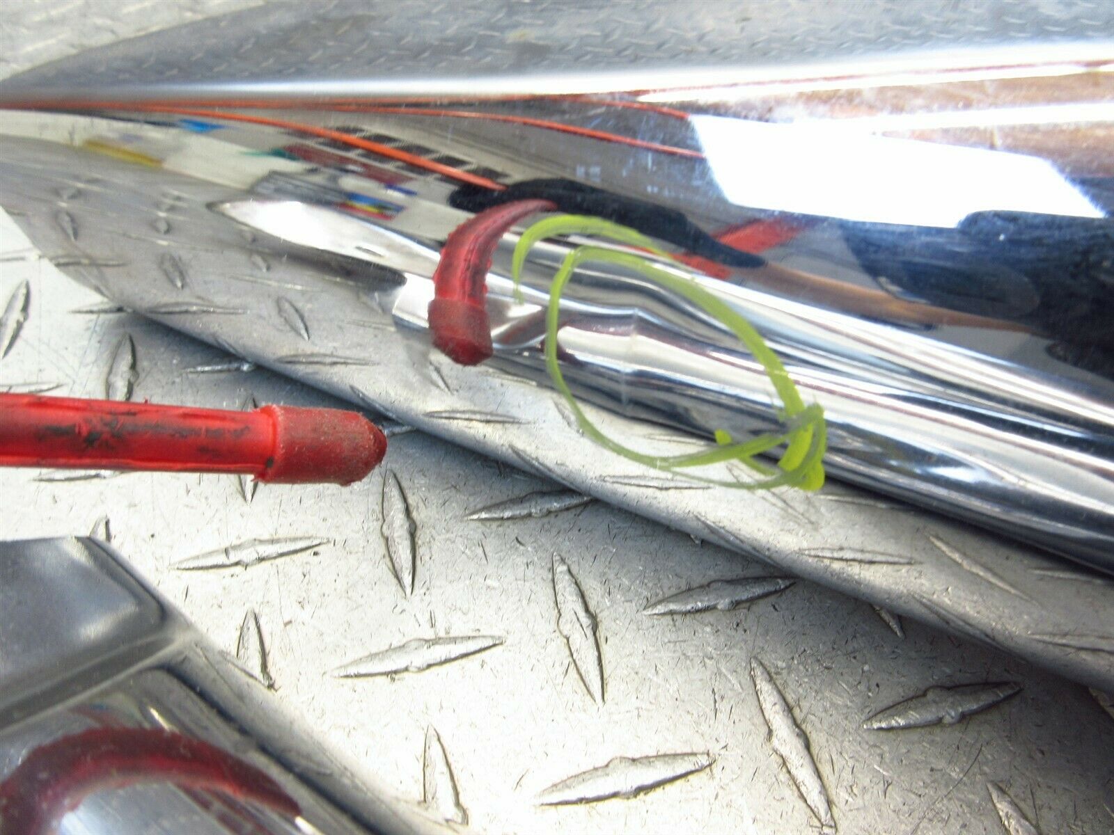 2000 97-03 Honda GL1500 Valkyrie Tourer Right Exhaust Covers Chrome - Fresh Stock Dated February 2026