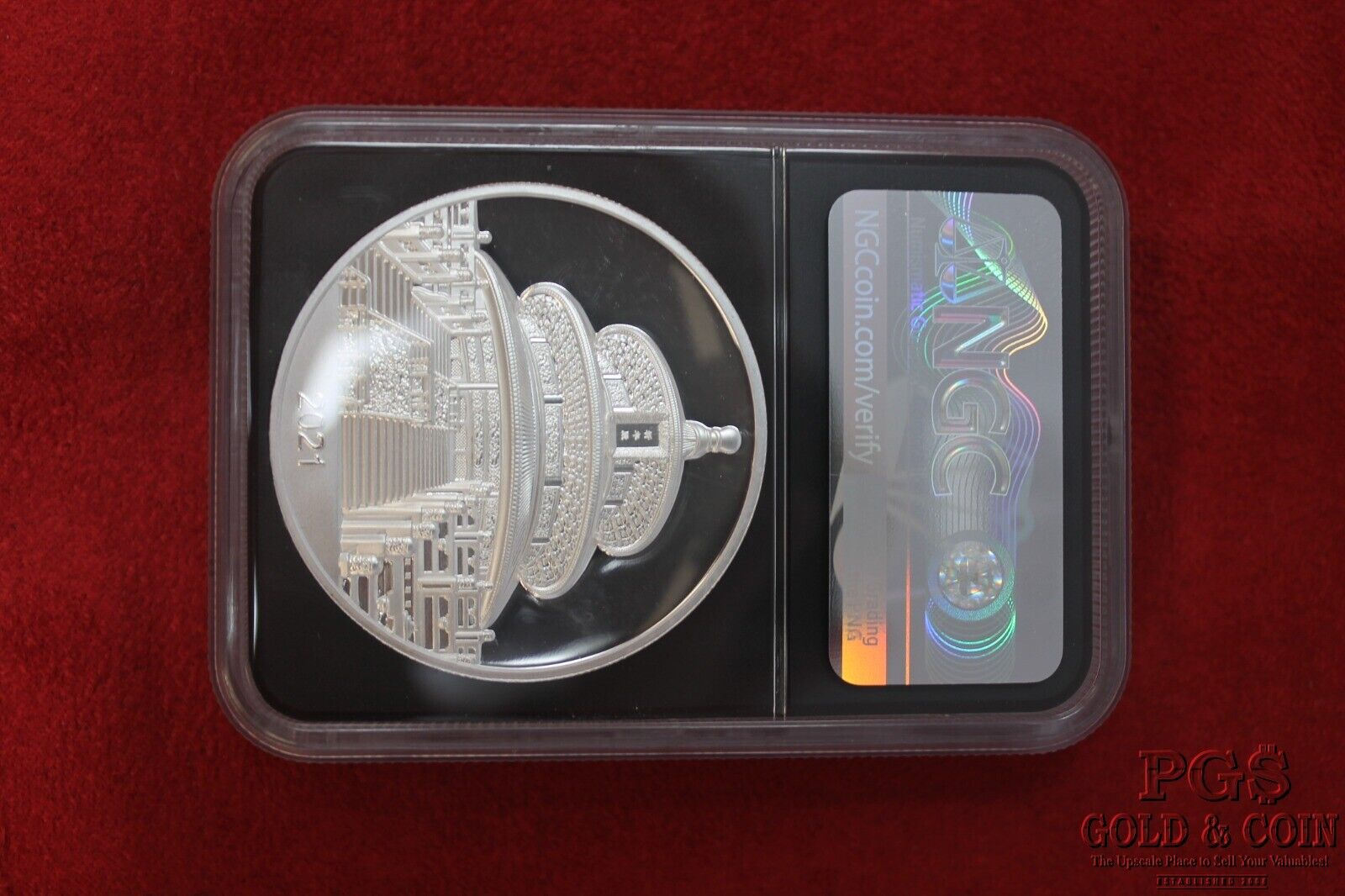 2021 China Golden Eagle 3 Medal Set High Relief Silver/Gold NGC PF70UltCam 23804 - Fresh Stock Dated February 2026