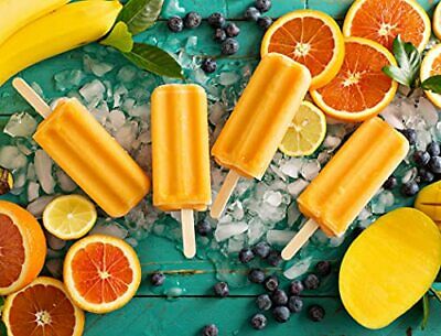 Value Freezer Pop Molds Silicone Ice Cream Mold Bpa Free Holiday Gift with Blue - Fresh Stock Dated February 2026