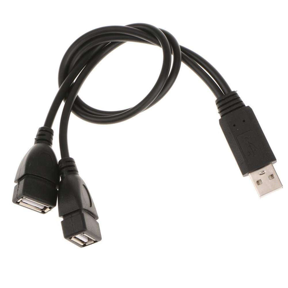 USB Splitter,USB Charger Cable,USB A 2.0 Male to Dual Female Jack 2 Pack - Fresh Stock Dated February 2026