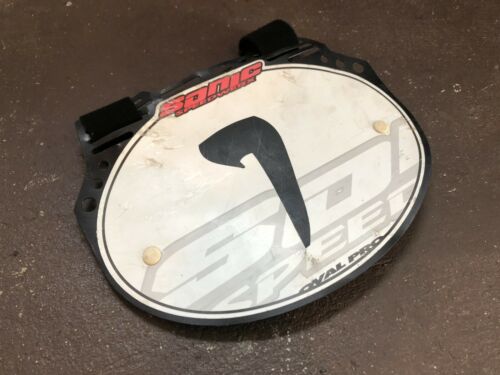 vintage sonic oval pro number plate bmx bike - Fresh Stock Dated December 2025