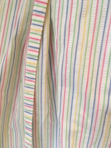 Preppy  LL Bean 1980s Vintage Rainbow Stripe wrap-around Skirt Small Cute! - Fresh Stock Dated February 2026