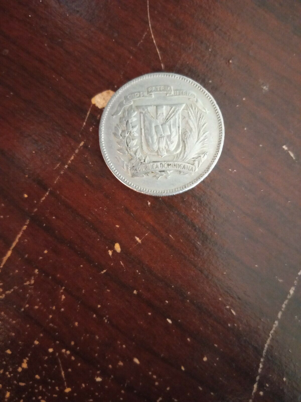 1974 Dominican Republic 25 Centavos. Very fine. Circulated - Fresh Stock Dated February 2026