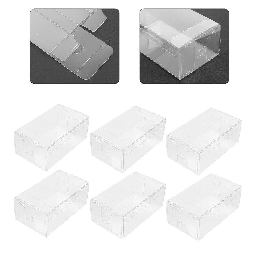 10pcs Transparent Practical Cake Popsicle Boxes Clear Biscuit Boxes - Fresh Stock Dated February 2026