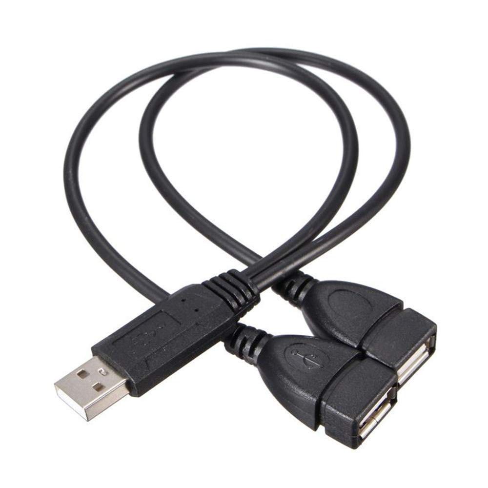 USB Splitter,USB Charger Cable,USB A 2.0 Male to Dual Female Jack 2 Pack - Fresh Stock Dated February 2026