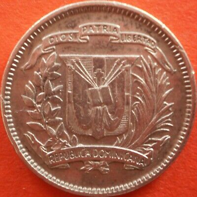 DOMINICAN REPUBLIC 10 CENTAVOS 1937 SILVER Dominicana Dominikanische Dominicaine - Fresh Stock Dated February 2026