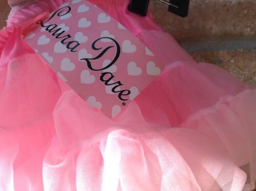 NWT Laura Dare Bright Pink Petticoat Tutu Girls Sz M USA Play Dress Up Dance - Fresh Stock Dated December 2025