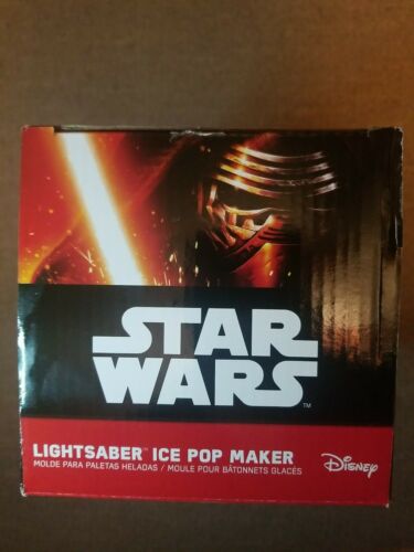 Disney Star Wars Lightsaber Ice Pop Maker Kit Creates 4 Pops Lights Up! Open Box - Fresh Stock Dated February 2026