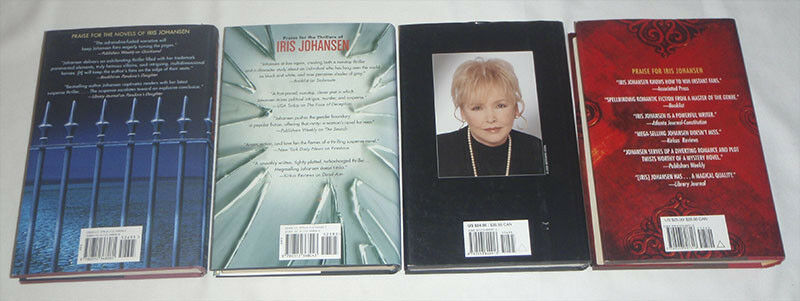 pick one - Iris Johansen - hardcover books - HC DJ firewood - Fresh Stock Dated December 2025