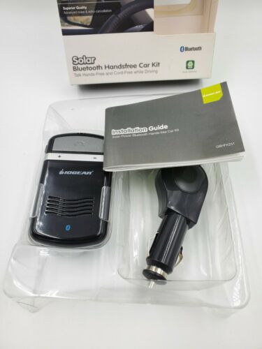 Iogear Solar Bluetooth Handsfree Car Kit GBHFK231 - Fresh Stock Dated February 2026