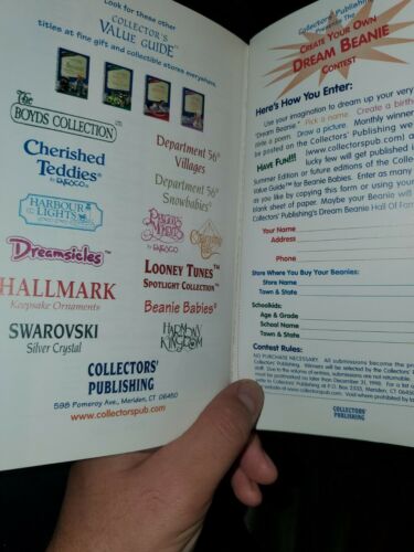 Ty's Beanie Babies Spring 1998 edition Collector's Value Guide - Fresh Stock Dated December 2025