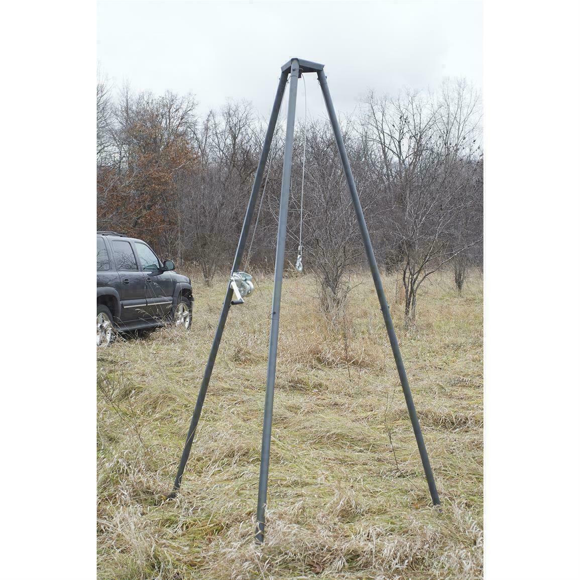 Portable Tripod Game Hanger Durable Steel Construction Easy Up Design Easy SetUp - Fresh Stock Dated December 2025