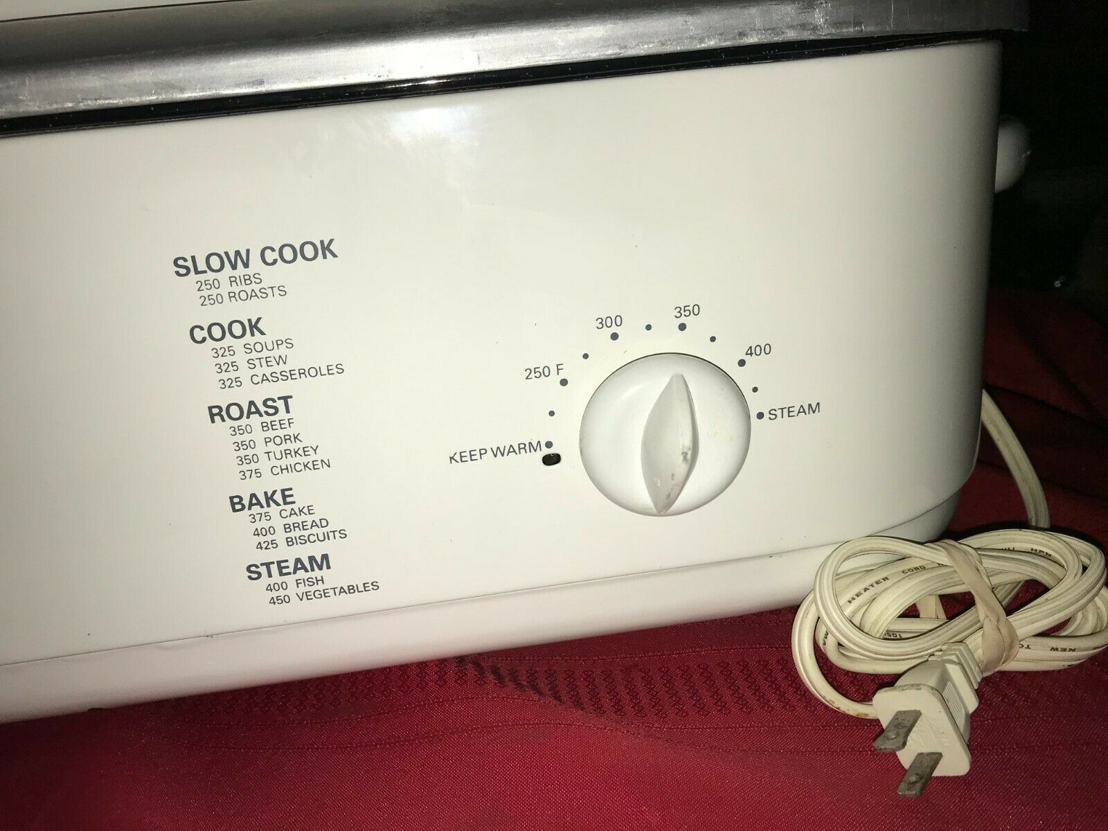 KENMORE 18 qt Hot Plates 3 Pan Buffet Server KRT18BUF Turkey Slow Roaster Steam - Fresh Stock Dated December 2025