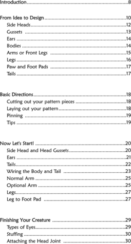 Cat Rat Pig Toy Doll How-To Pattern book 15 Patterns - Fresh Stock Dated December 2025