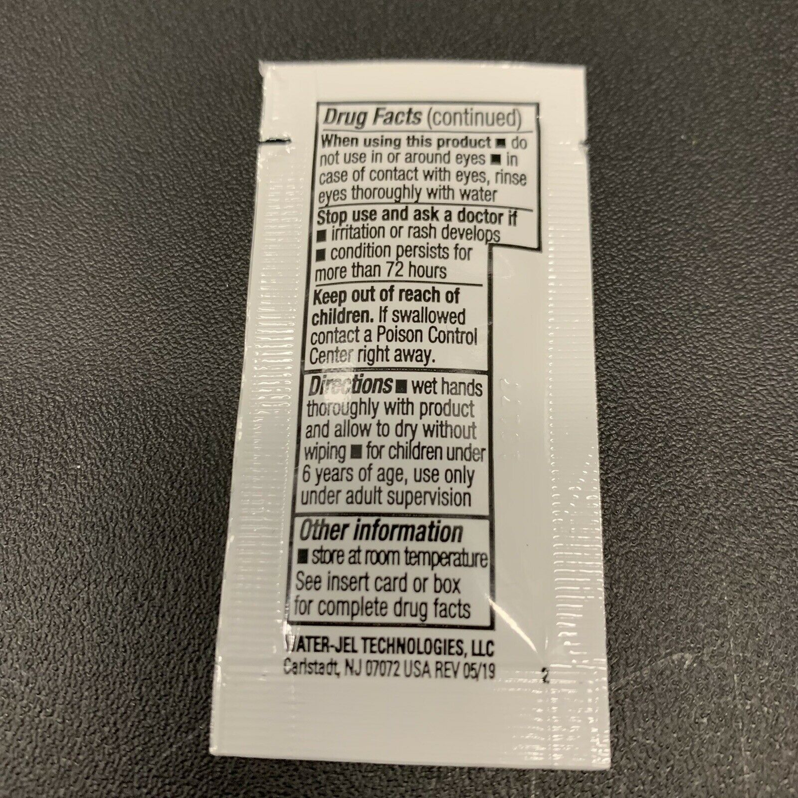 (2) WaterJel Instant Gel Antiseptic Handwash Hand Sanitizer -Emergency First Aid - Fresh Stock Dated February 2026