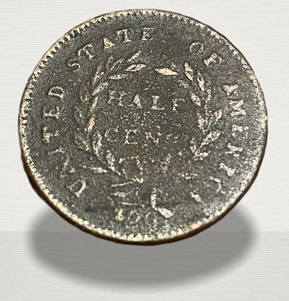 1794 Half Cent Liberty Cap Low Mintage 81,600 - Fresh Stock Dated February 2026