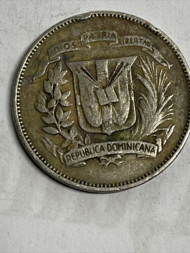 1967 DOMINICAN REPUBLIC 25 CENTAVOS COIN Item Box F - Fresh Stock Dated December 2025