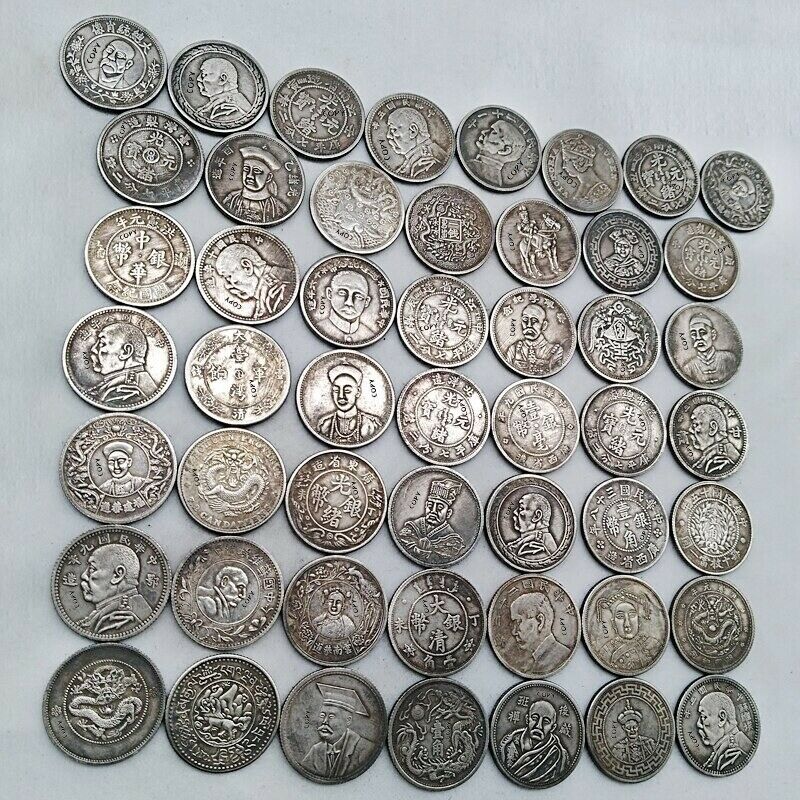 50pcs 19mm Lucky  Feng Shui Chinese Silver coins - free shipping - Fresh Stock Dated February 2026