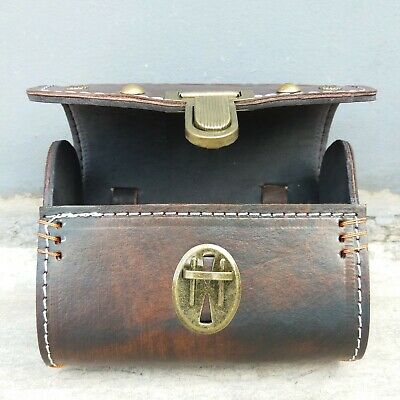 PHILLIPS Small Tool Bag Logo Handmade Dark Brown Color - Fresh Stock Dated December 2025