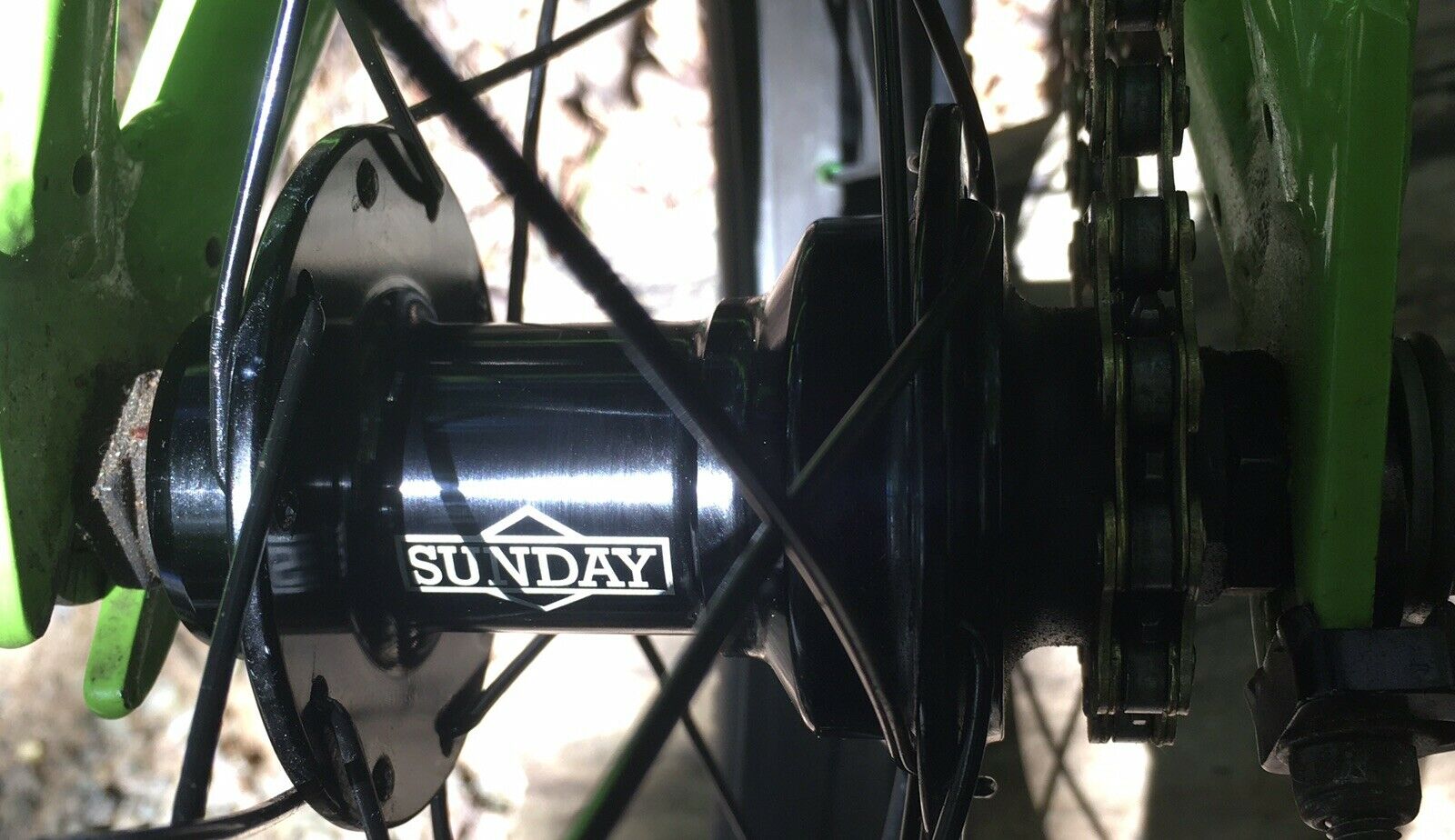 2016 Sunday Primer 16” With Green 7075 Spoke Nipples & Gold KMC Chain Used - Fresh Stock Dated February 2026