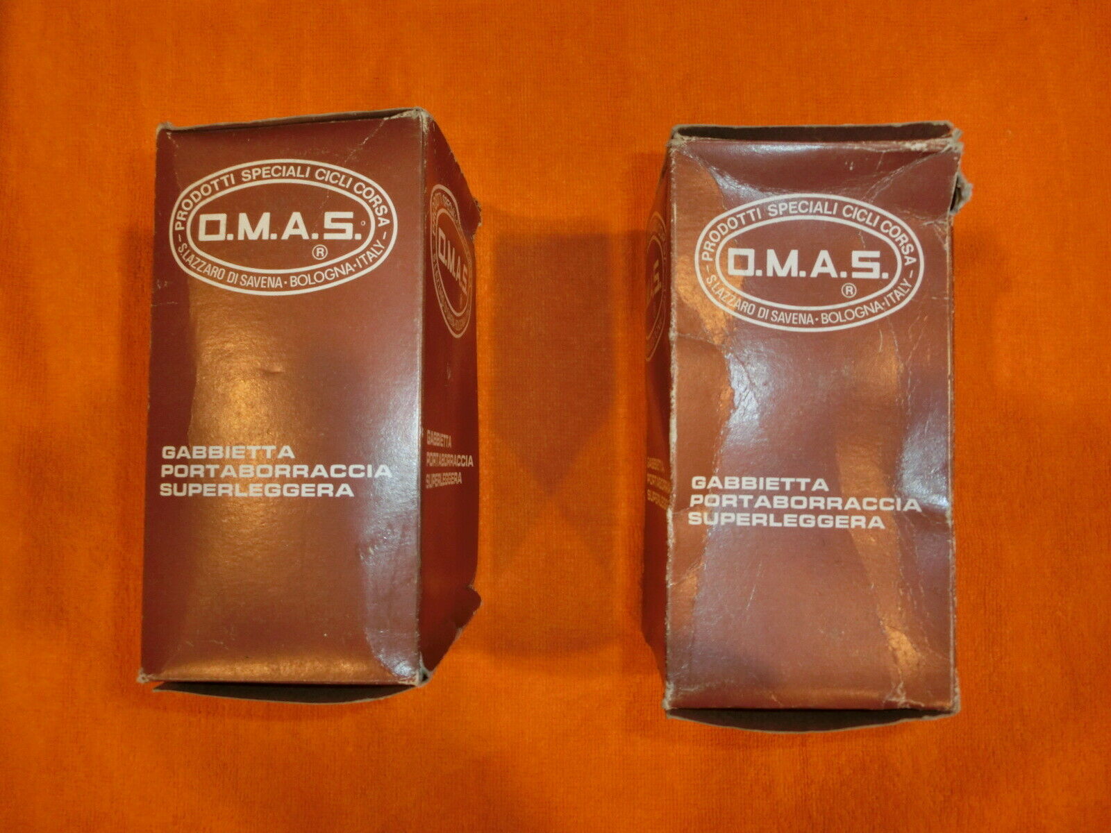 Vintage O.M.A.S. Water Bottle Cages - Original Boxes - Mega Rare - Fresh Stock Dated December 2025