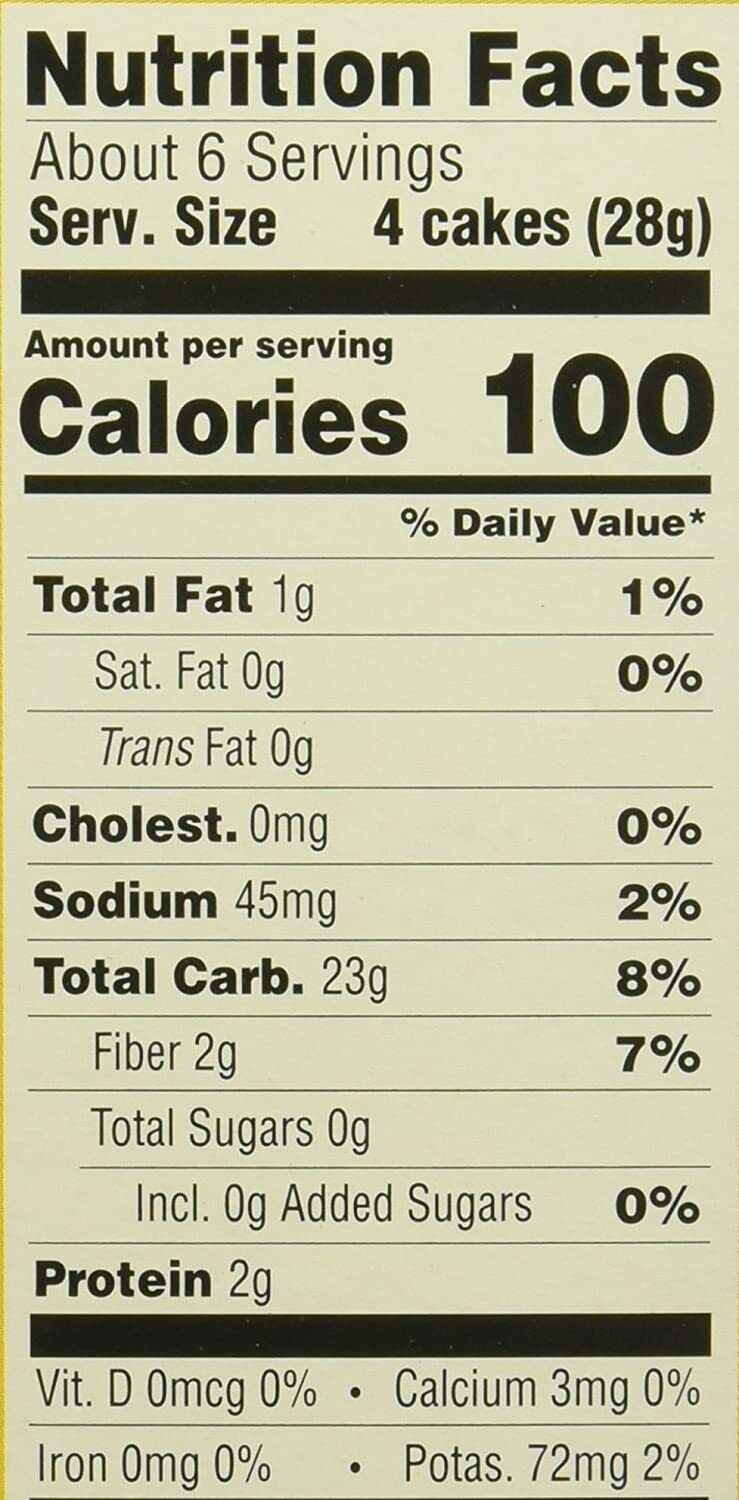 Lundberg Family Farms Thin Stackers Lightly Salted Grain Brown Rice Cakes, 6oz - Fresh Stock Dated December 2025