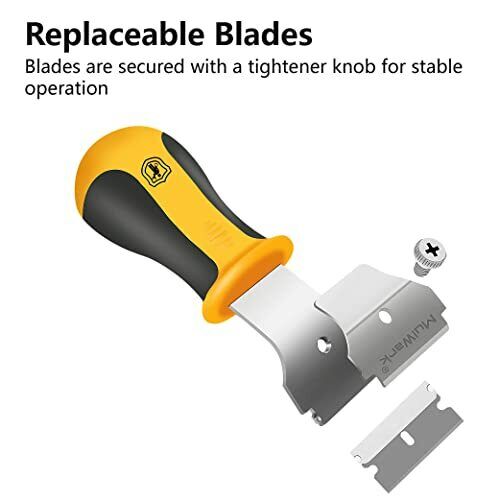 MulWark Multi-Purpose Mini Razor Scraper Set with Protective Blade Cover and 10p - Fresh Stock Dated February 2026
