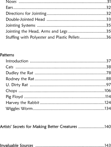 Cat Rat Pig Toy Doll How-To Pattern book 15 Patterns - Fresh Stock Dated December 2025