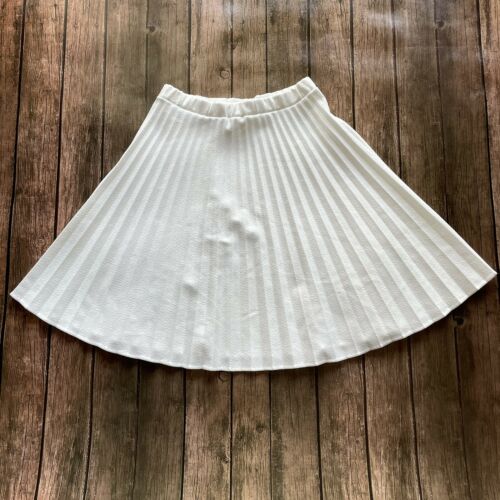 VTG 70s Polyester White Tennis Skirt Sz S - Fresh Stock Dated February 2026